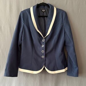 Metrostyle Navy Blazer Size 14